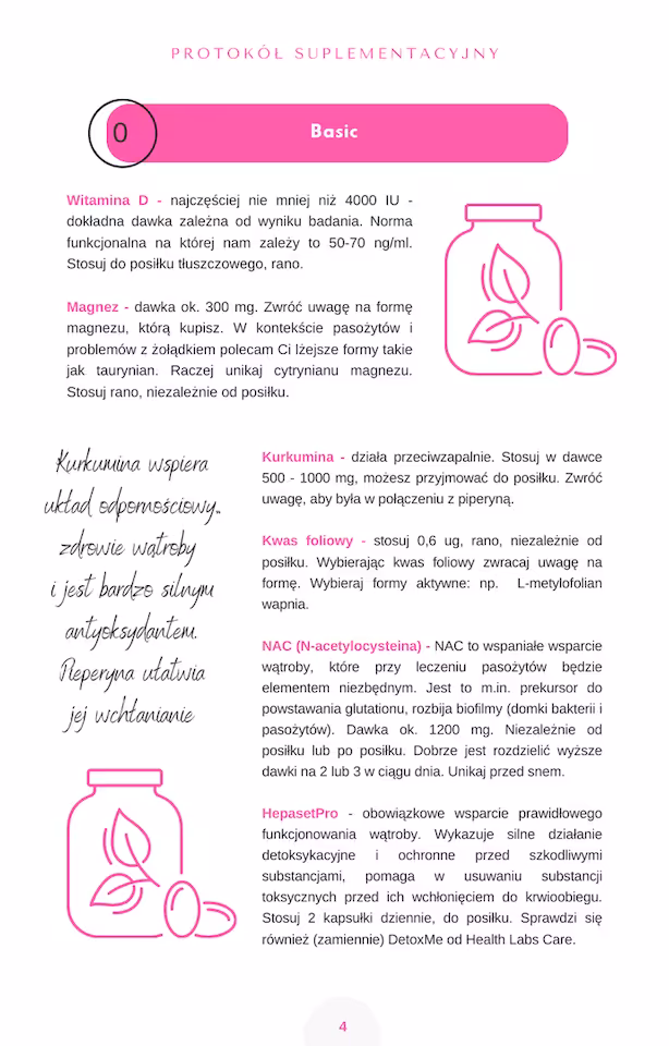 Zdjęcie produktu Pasożyty, przerost Candida protokół suplementacyjny