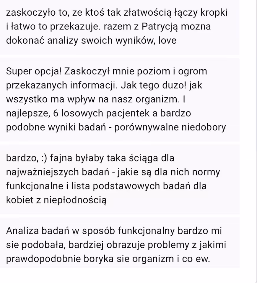 Zdjęcie produktu Masterclass - "Analiza przypadku z omówieniem wyników badań - endometrioza, niepłodność, problemy jelitowe"