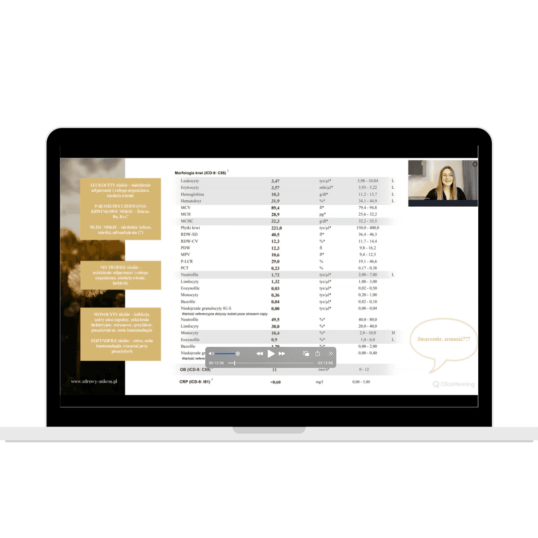 Zdjęcie produktu Masterclass - "Analiza przypadku z omówieniem wyników badań - endometrioza, niepłodność, problemy jelitowe"