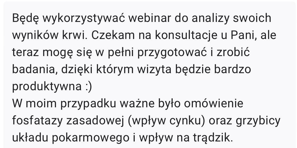 Zdjęcie produktu Masterclass - "Analiza przypadku z omówieniem wyników badań - endometrioza, niepłodność, problemy jelitowe"